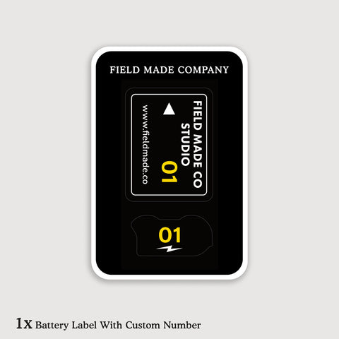 Étiquettes personnalisables pour batteries Nikon EN-EL15