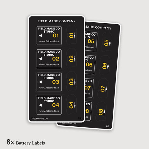 Étiquettes personnalisables pour batteries Nikon EN-EL15
