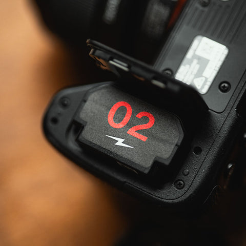 Étiquettes personnalisables pour batteries Sony NP-FZ100
