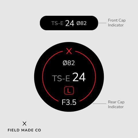 Indicateur d'objectif pour Canon EF