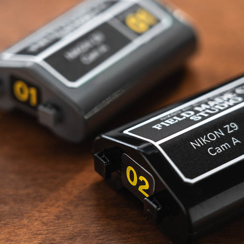 Étiquettes personnalisables pour batteries Nikon EN-EL18