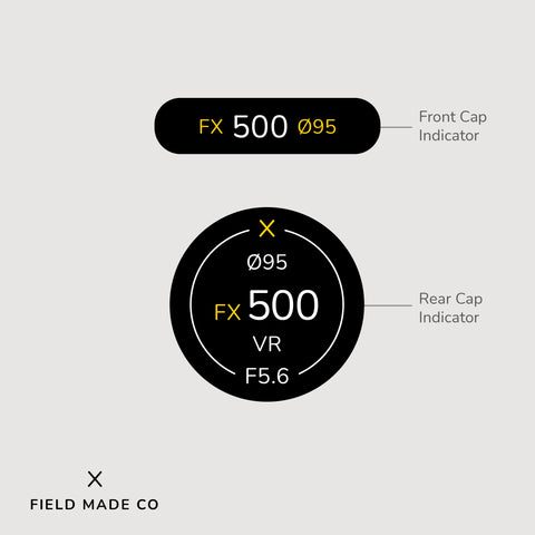 Indicateur d'objectif pour Nikon F