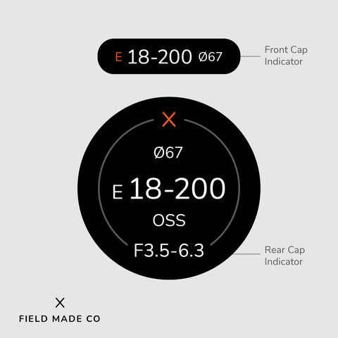 Lens Indicator for Sony E APS-C