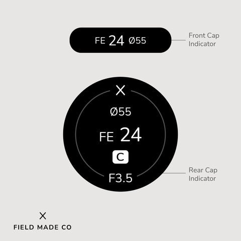 Indicateur d'objectif pour Sigma - Sony E
