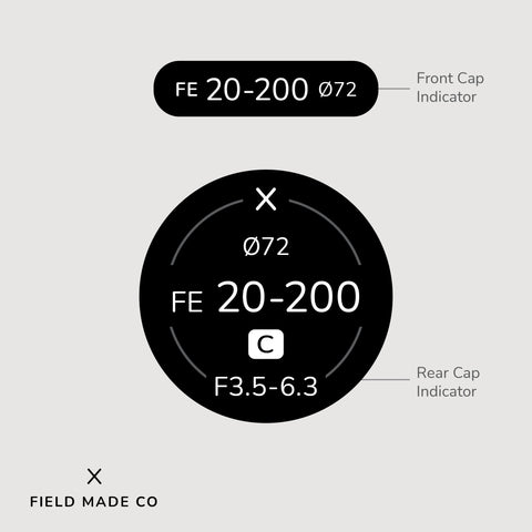 Indicateur d'objectif pour Sigma - Sony E