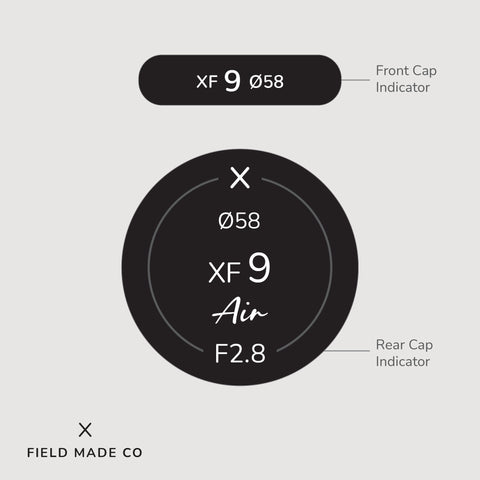 Indicateur d'objectif pour Viltrox - Fujifilm XF