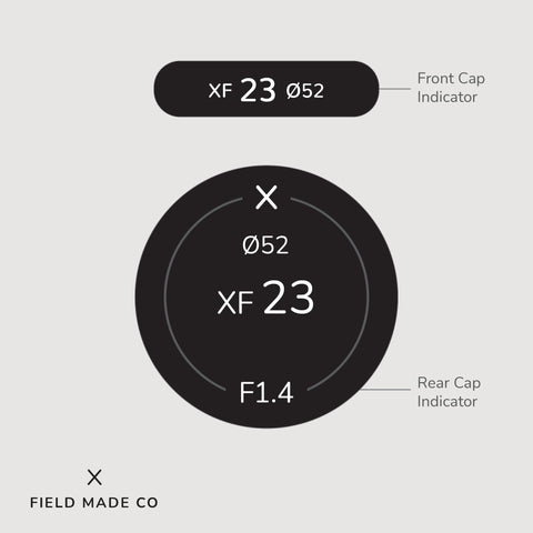 Indicateur d'objectif pour Viltrox - Fujifilm XF