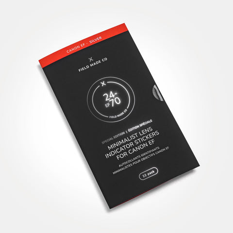 Pack d'indicateurs Minimalistes pour objectifs Canon EF