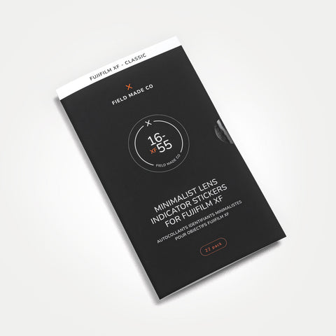 Pack d'indicateurs Minimalistes pour objectifs Fujifilm XF