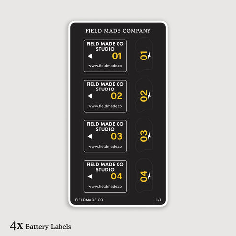 Customizable Labels for Nikon EN-EL15 Batteries