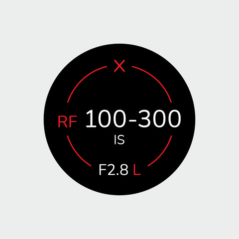 Pro Lens Indicator Sticker for Canon RF - Single