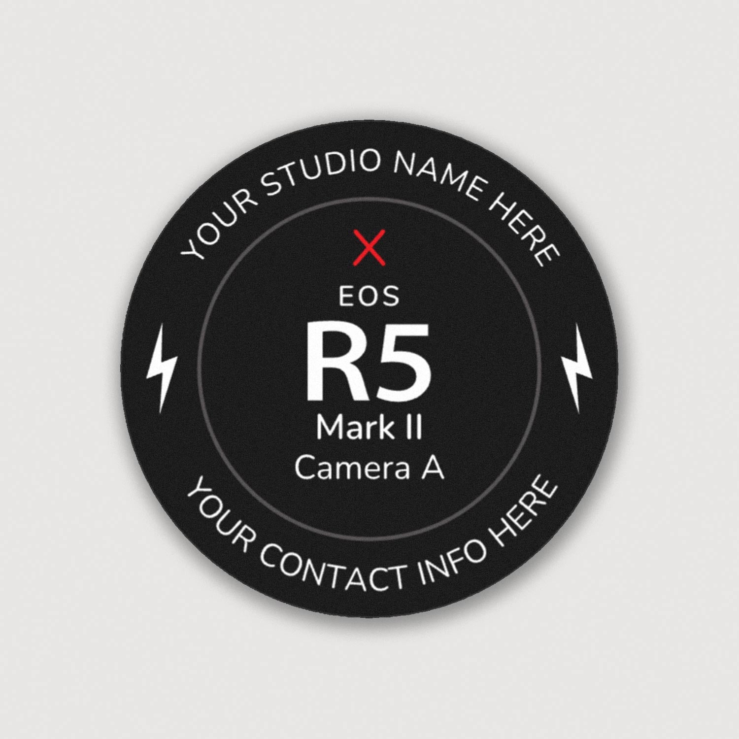 Customizable Camera Cap Stickers for Canon RF & EF Cameras by Field ...