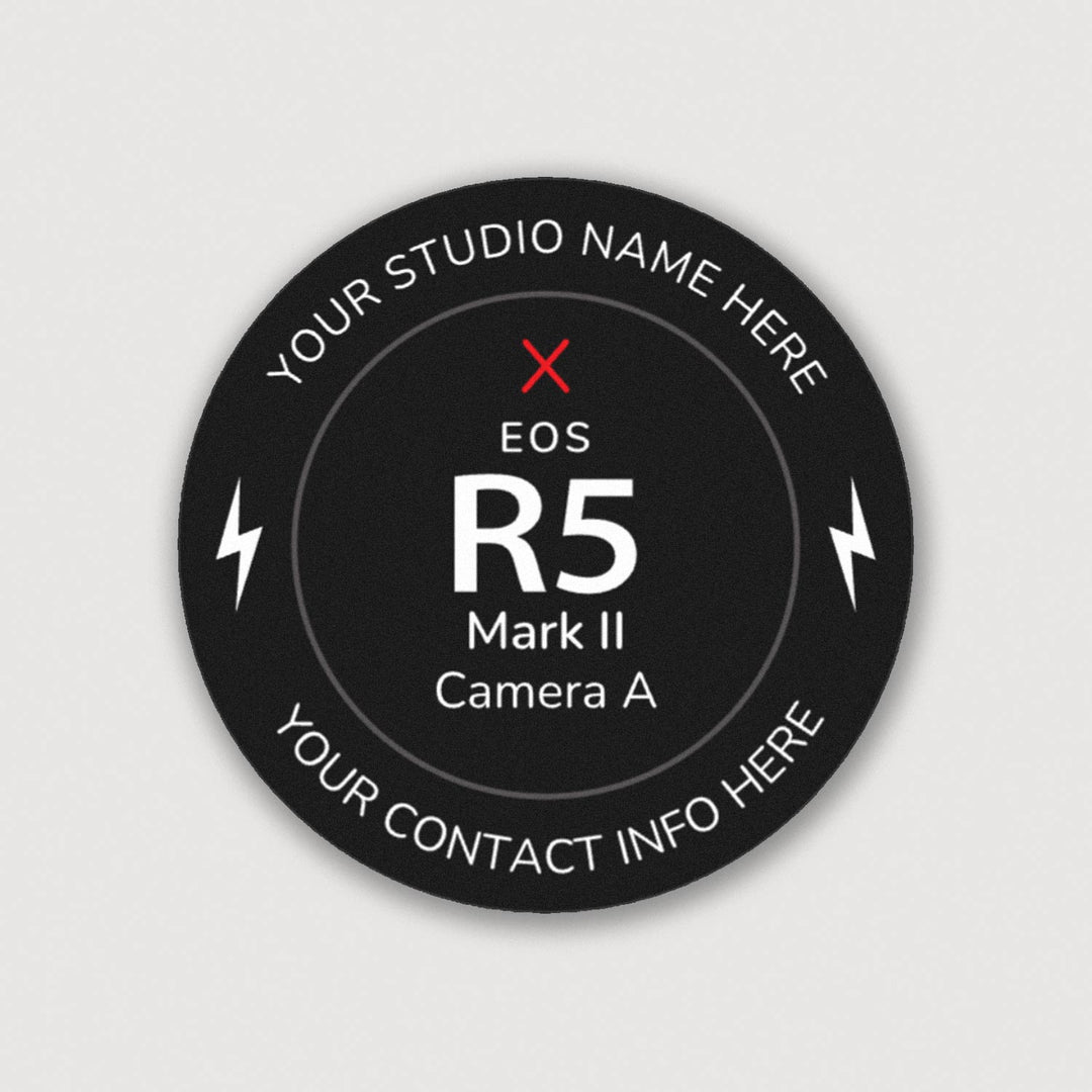 Customizable lens, camera and gear sticker labels for photographers and ...