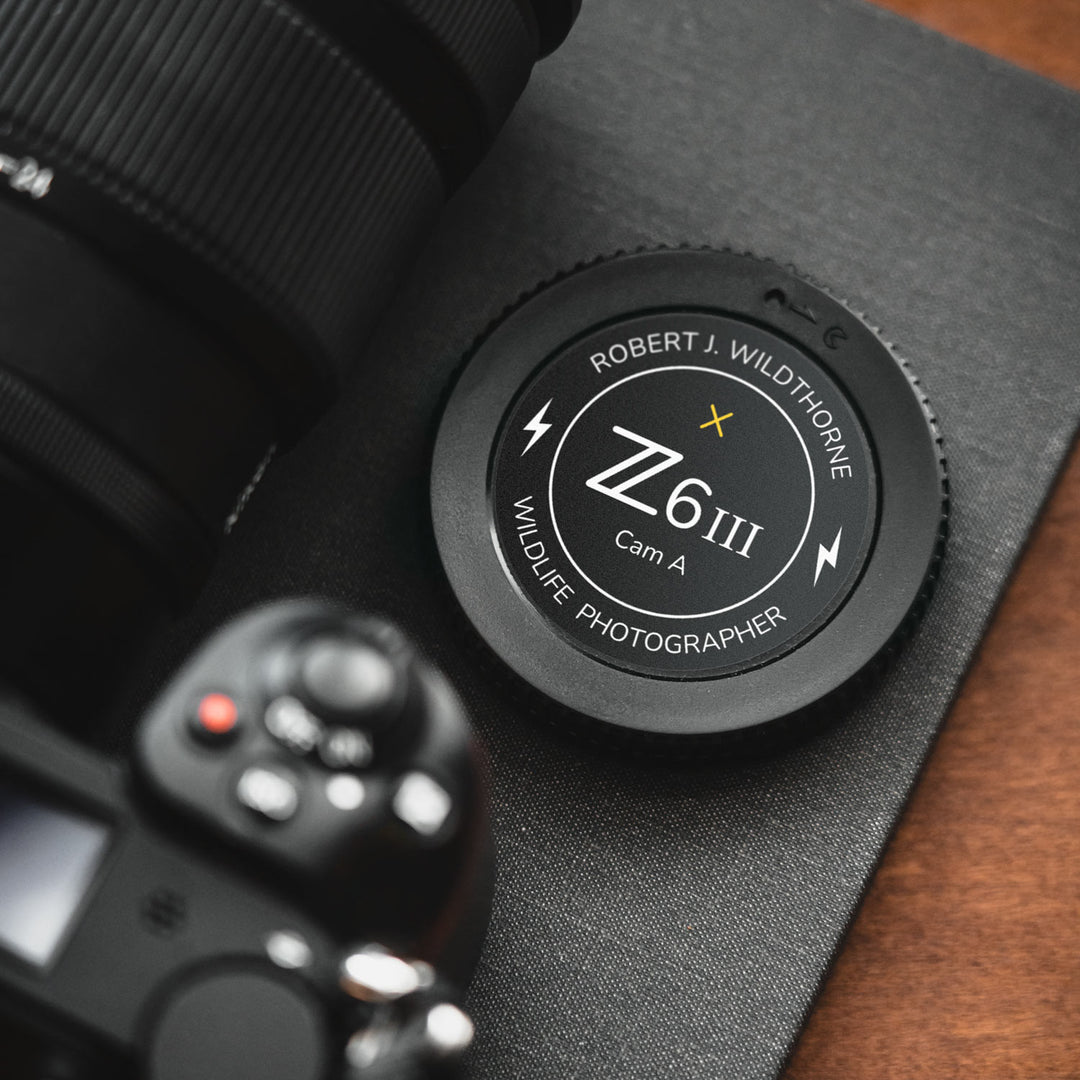 Customizable Camera Cap Stickers for Nikon Z and F Cameras by Field ...