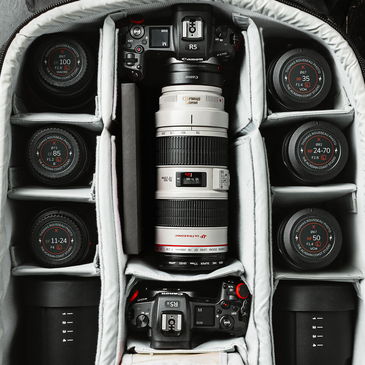 Customizable Lens Cap Stickers for Canon RF & EF Lenses by Field Made ...