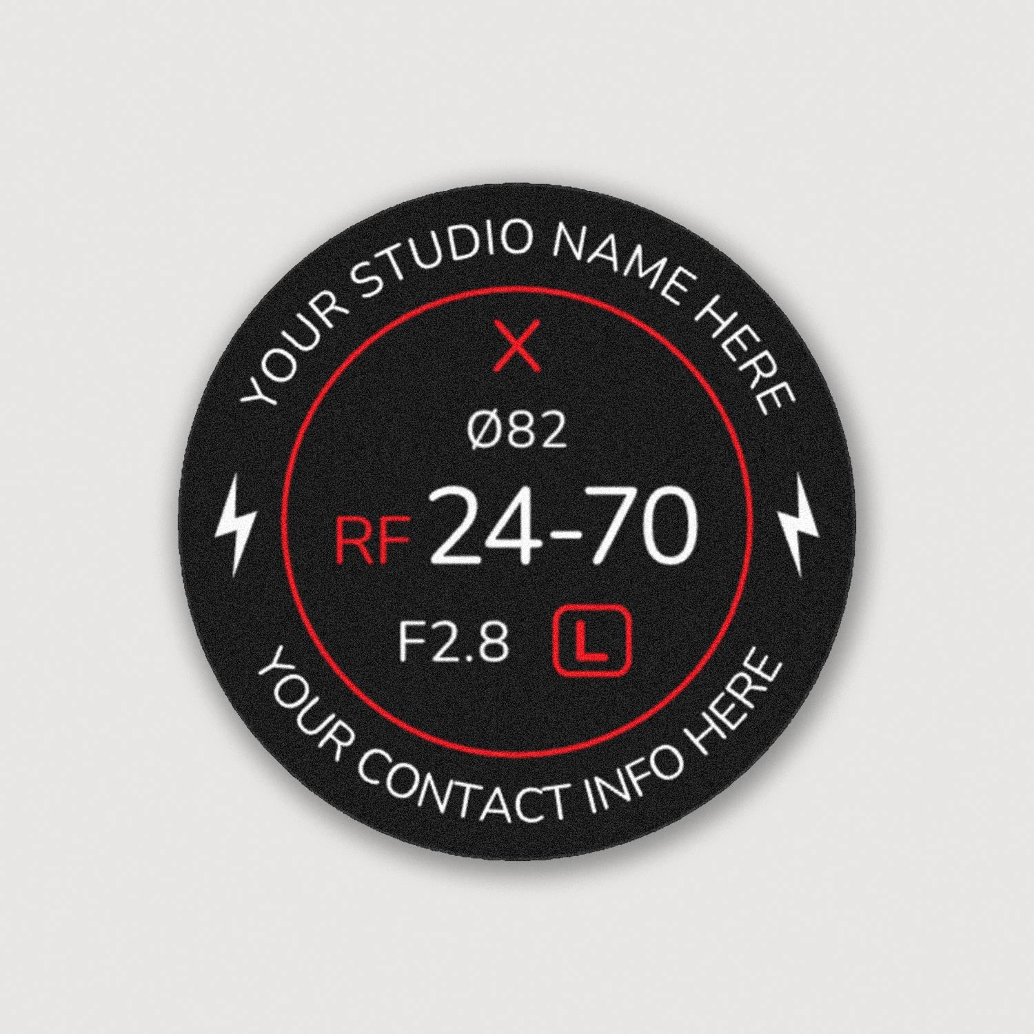 Lens Sticker Customizable Lens Cap Stickers for Canon RF & EF Lenses by Field Made ...