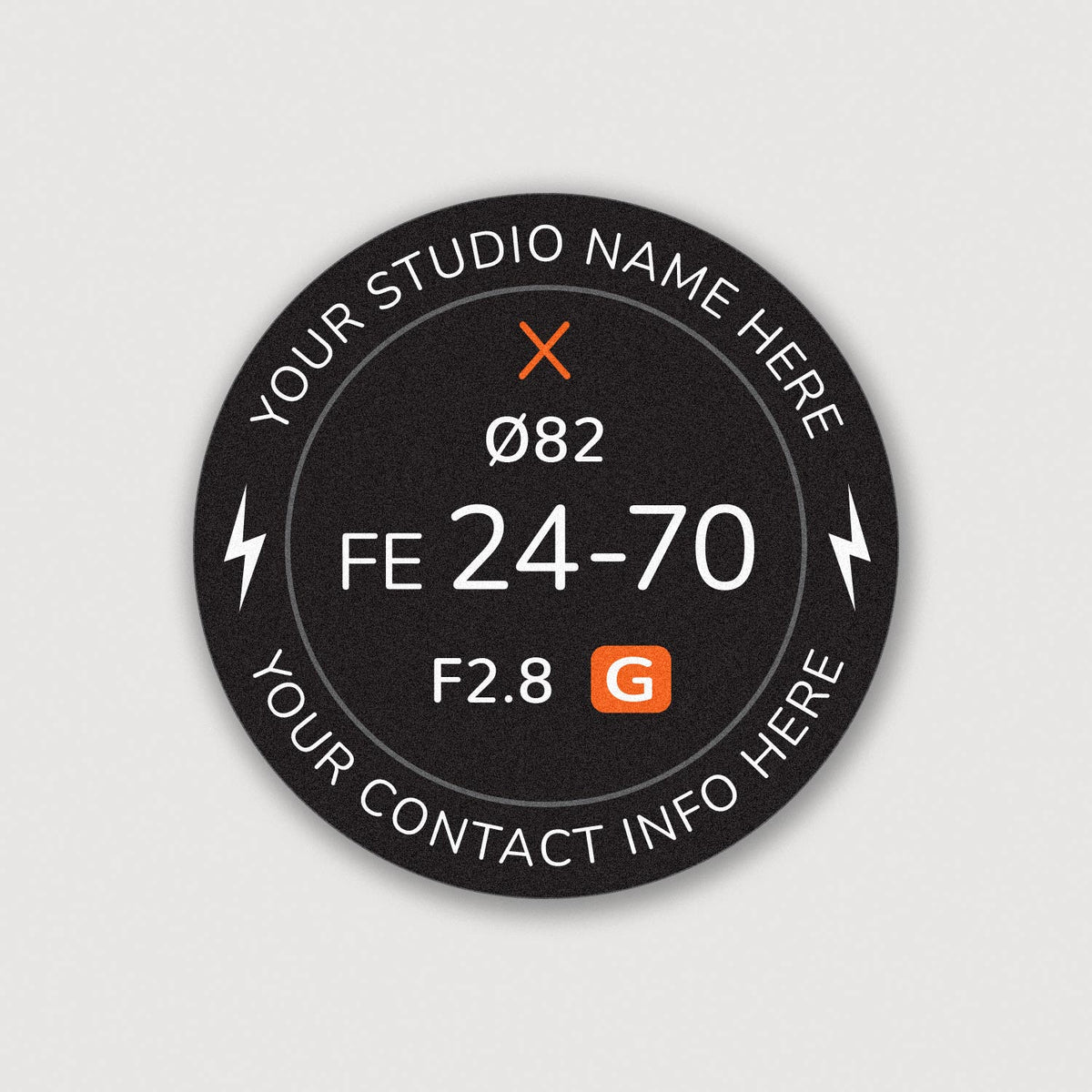 Camera Label Design Customizable lens, camera and gear sticker labels for photographers and ...