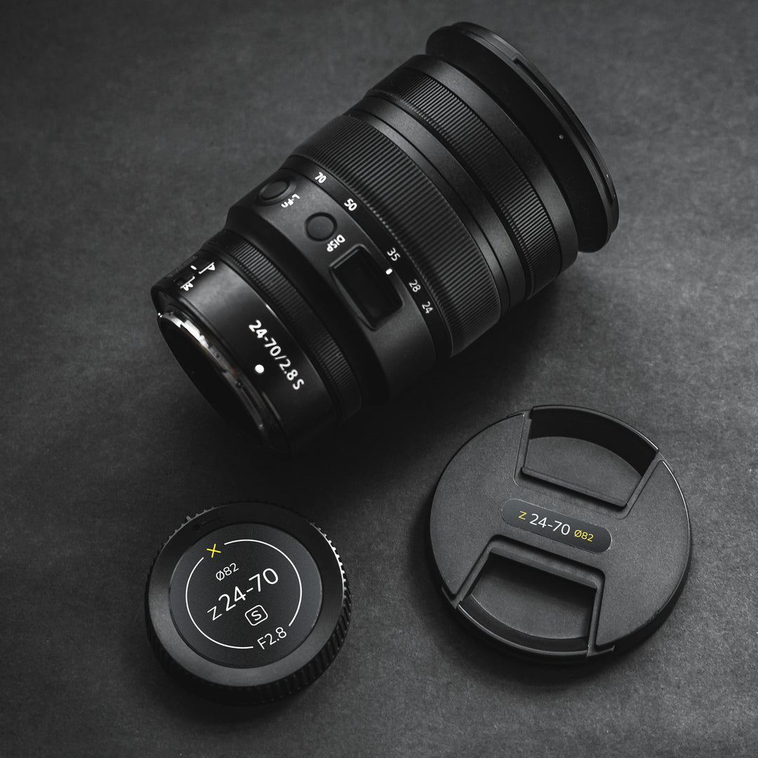 Sticker On Lens Lens Cap Stickers for Nikon Z lenses by Field Made Co - Quick ...