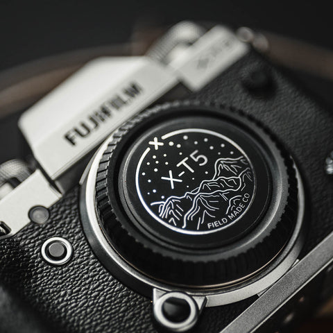Camera Indicator for Fujifilm XF - Silver Foil