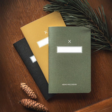 Memo Field Book 3-pack