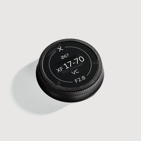 Lens Indicator Vinyl Sticker for Tamron - Fujifilm XF Front & Rear Caps