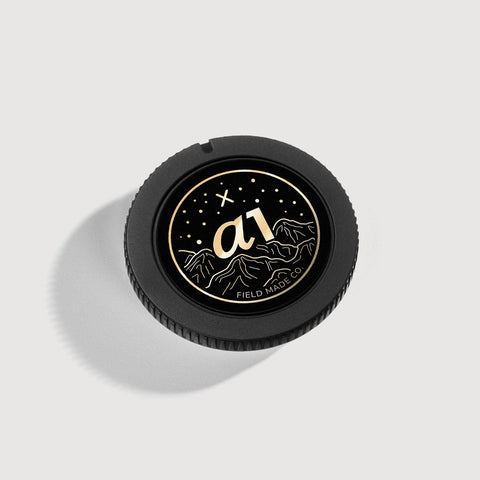 Special Edition Gold Foil Indicator Sticker for Sony FE Body Caps