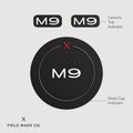 Leica M9 camera indicator label, classic finish, by Field Made Co