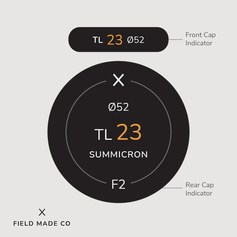 Indicateur d'objectif pour Leica SL