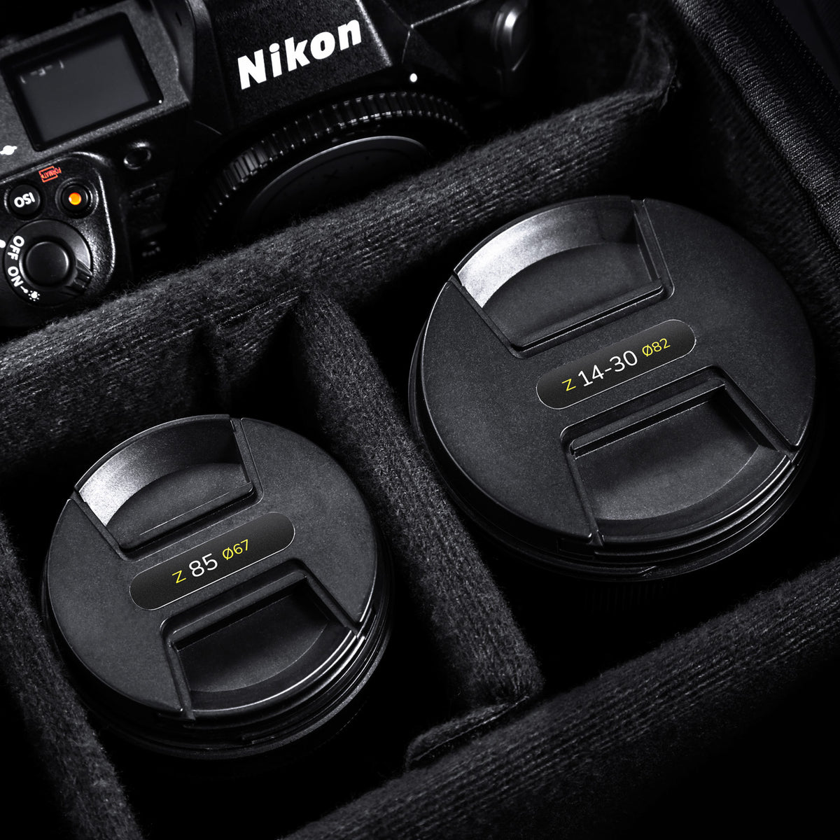Sticker On Lens Lens Cap Stickers for Nikon Z lenses by Field Made Co - Quick ...