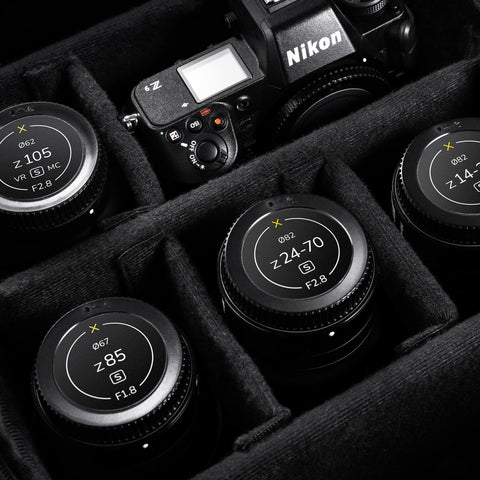 Packs d'indicateurs autocollants en vinyle pour capuchons arrière d'objectifs Nikon Z