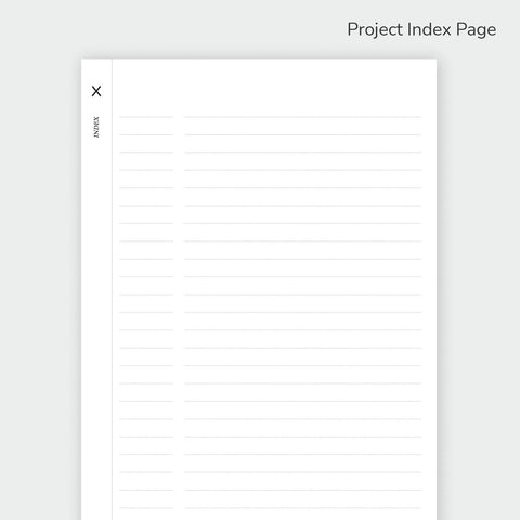 project index page