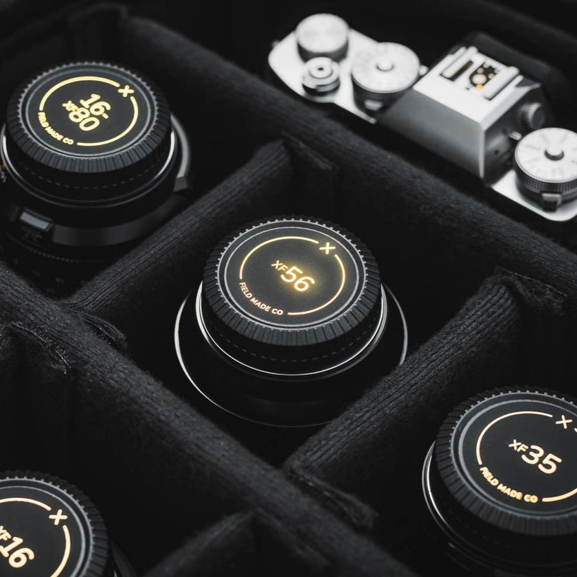 Lens Sticker Lens Cap Sticker Labels for Fujifilm XF Lenses | Field Made Co.