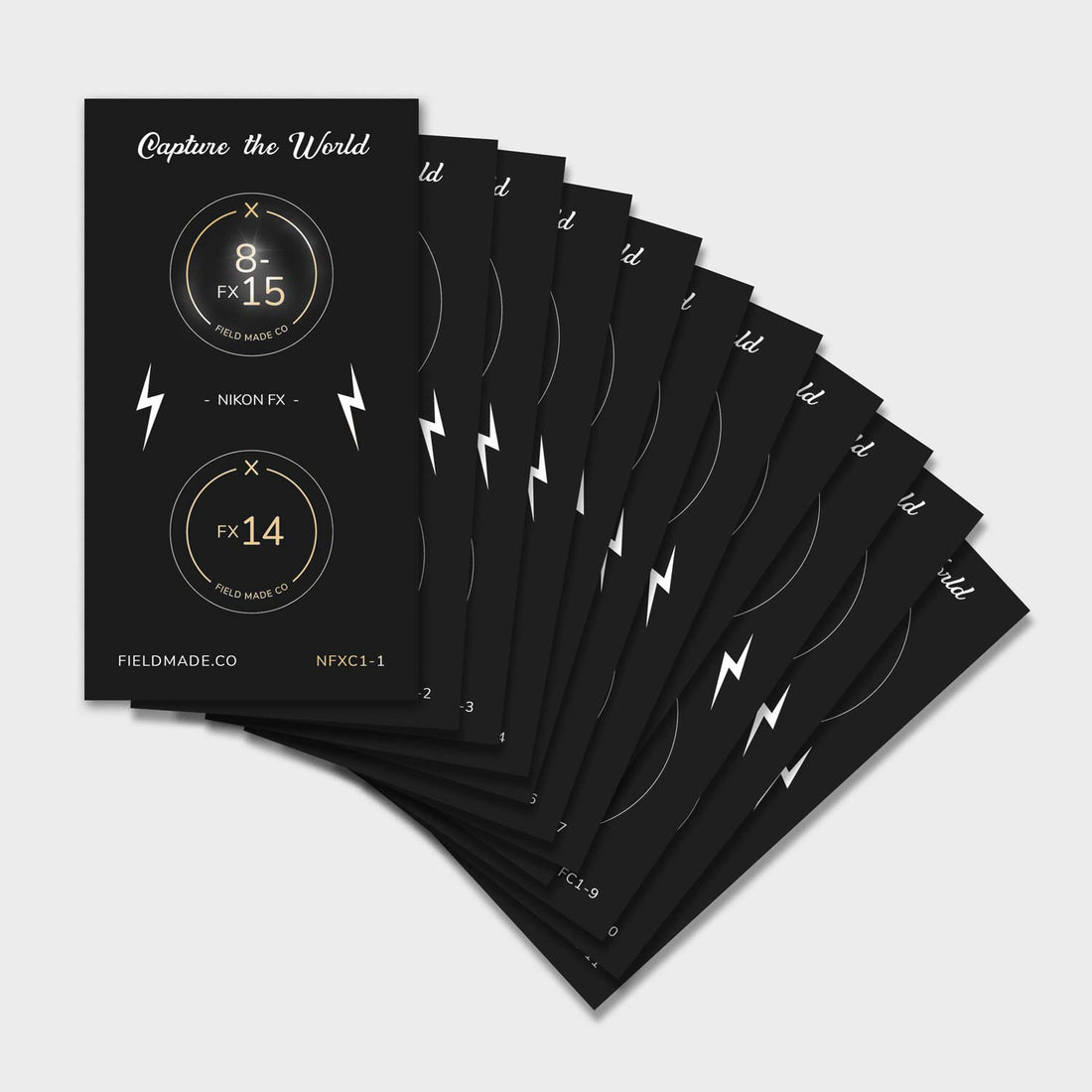 Indicator labels for Nikon FX lenses and cameras