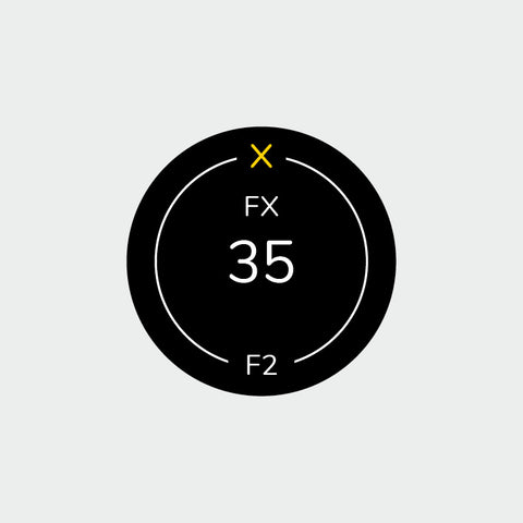 Pro Lens Indicator Sticker for Nikon FX - Single