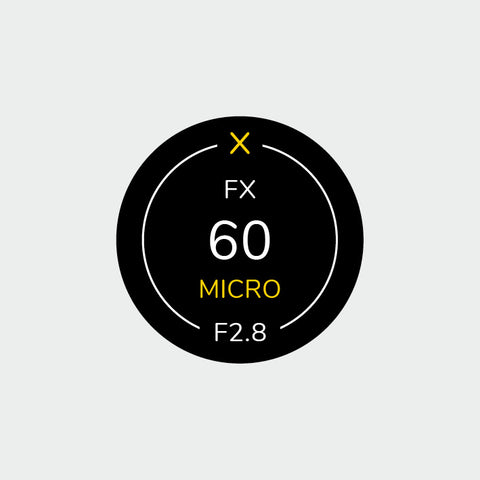 Autocollant identifiant pour objectifs Nikon FX