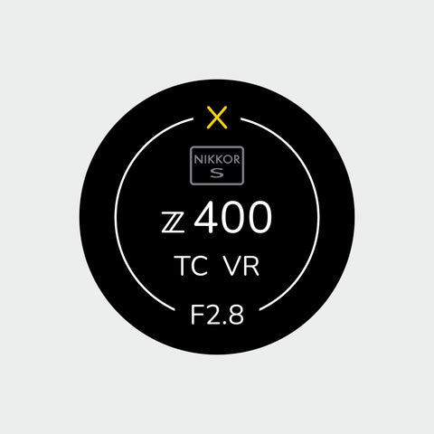 Autocollant identifiant pour objectif Nikon Z