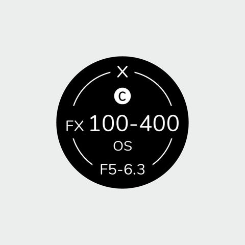 Autocollant identifiant Pro pour objectif Sigma - Nikon FX - À l'unité